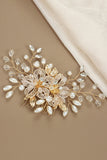 Flower Crystal Pearl Rhinestone Wedding Hair Clip