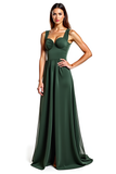 Green Sheath Long Formal Dress