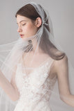 Vintage Hat Style Bridal Veils with Beading